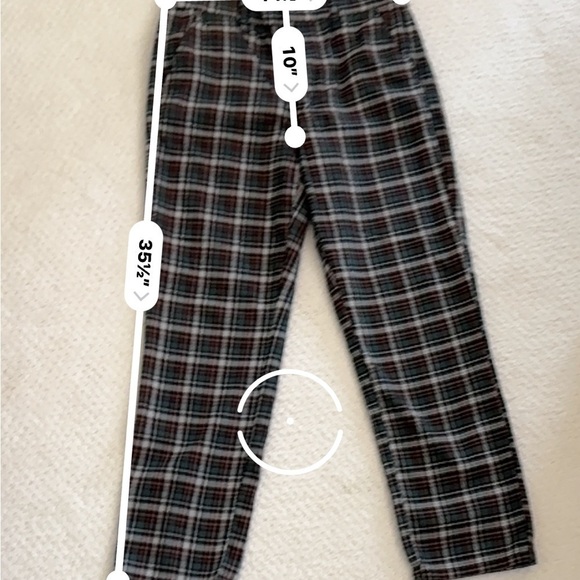 American Eagle Super Hi-Rise Irish Plaid Trouser Size 6 - Picture 7 of 7